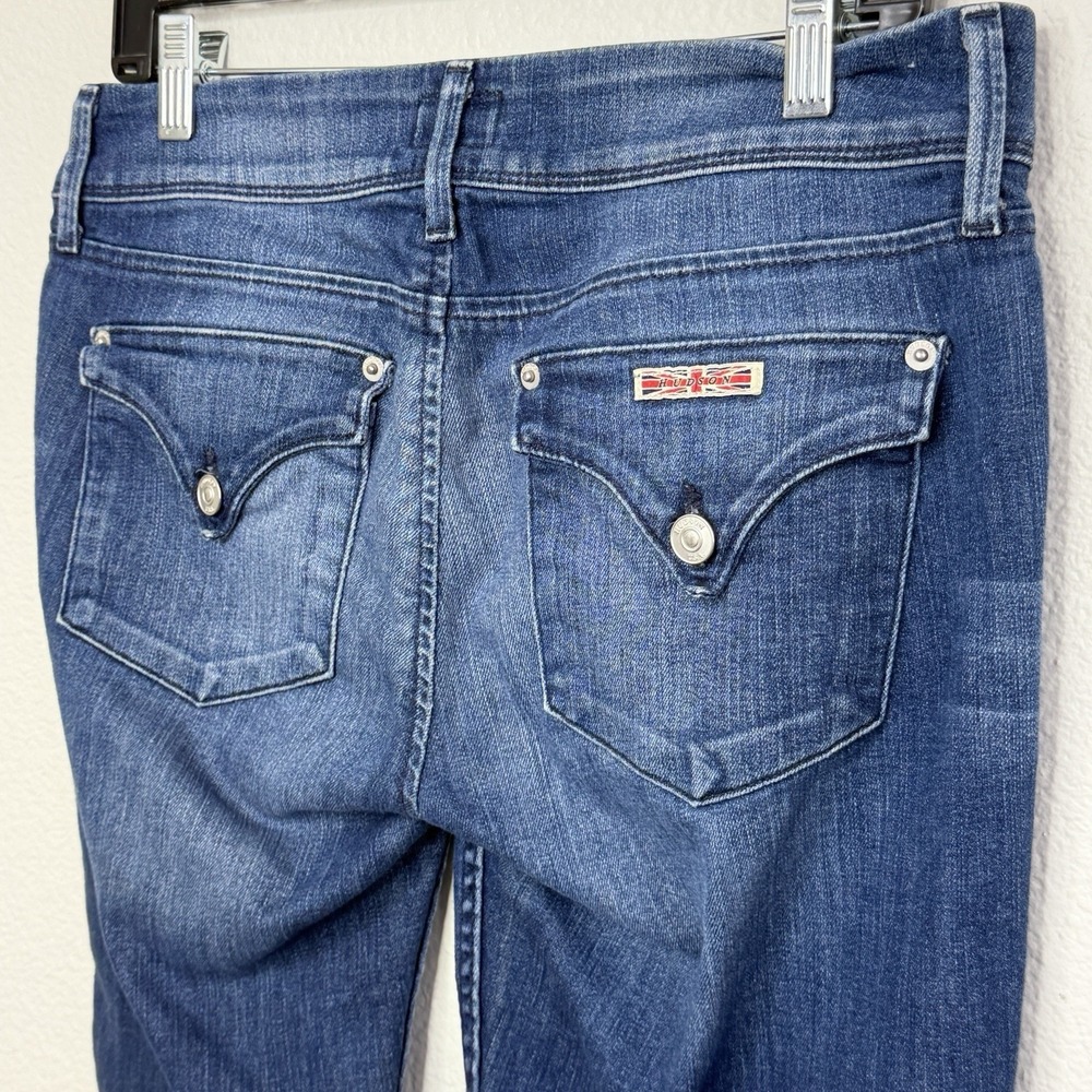 Hudson Colin Flap Skinny‎ Crop Medium Wash Size 29 - Picture 10 of 13
